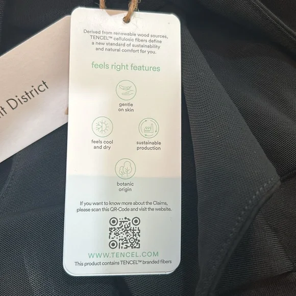 COBALT DISTRICT WOMENS SLEEVELES DRESS A- LINE BLACK STRECH PULL ON Sz M NEW - Picture 11 of 12